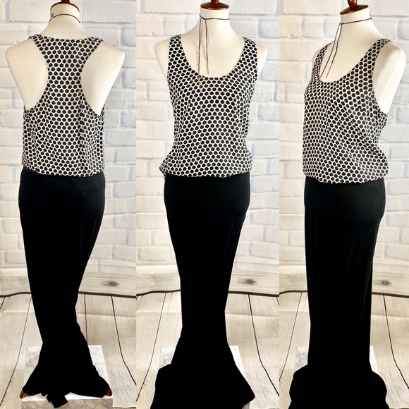 { Joie } Geometric Patterned Racerback Silk Tank